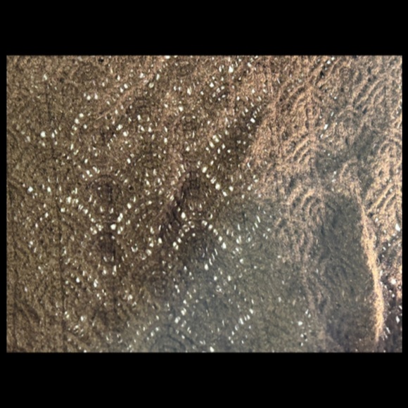 Magaschoni Long Sleeve Open Knit Cashmere Sweater Brown Size L - Picture 4 of 12